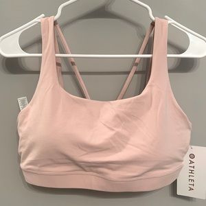 Athleta Orchid Pink Exhale Bra M D-DD